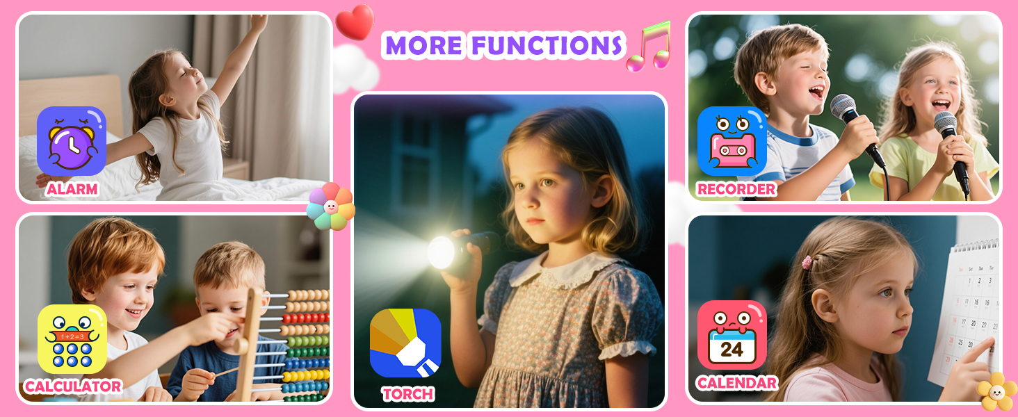 Kids Smart Phone for Girls, Toddler Unicorn Phone Toys for 3-8 Year Old Girl