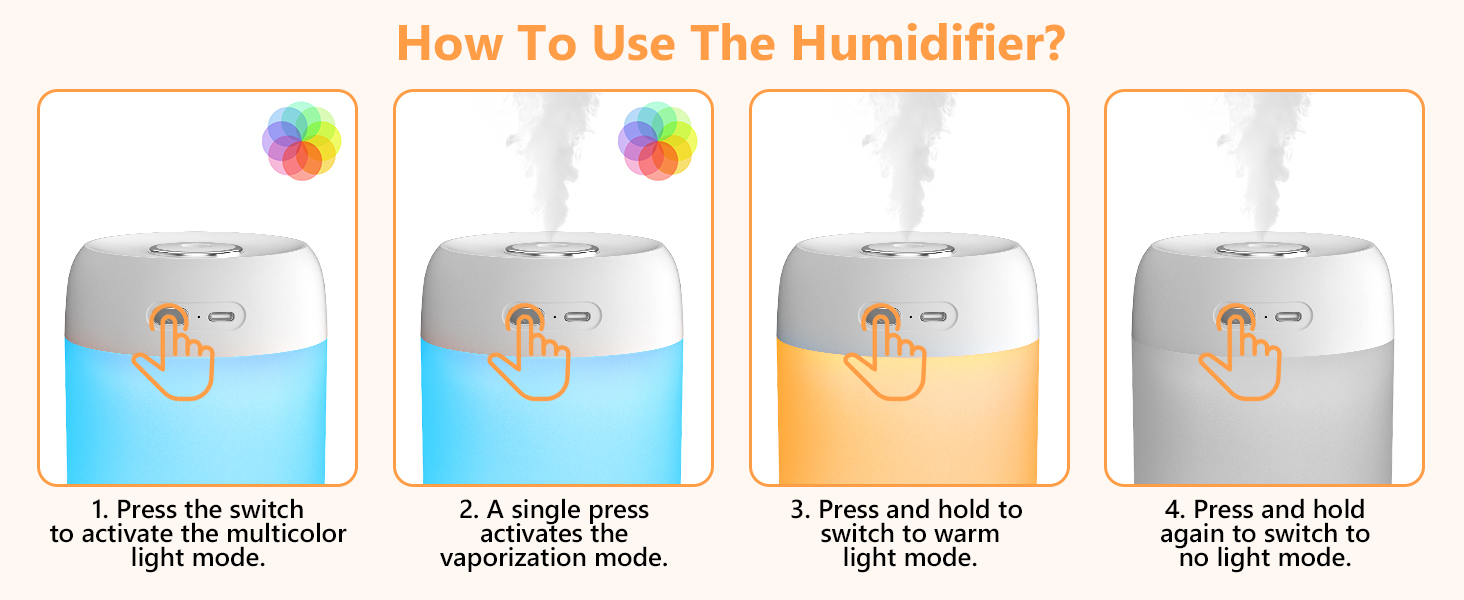 650ML Portable Humidifier