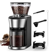 Electactic Automatic Coffee Grinder, Electric Burr One-Touch Grinder with 35 Grind Settings for D...