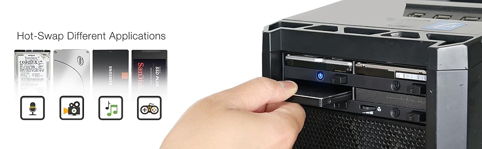 Hot-swap different applications