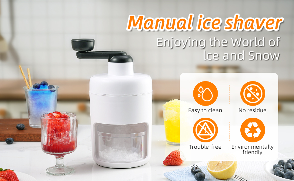 Ice Shaver and Snow Cone Machine