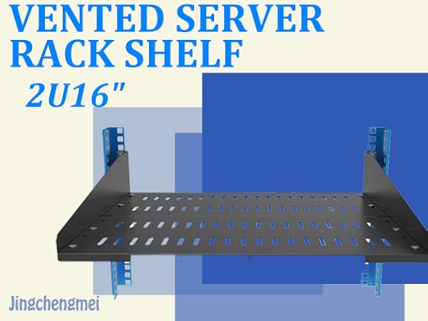 2U Vented Server Rack Shelf