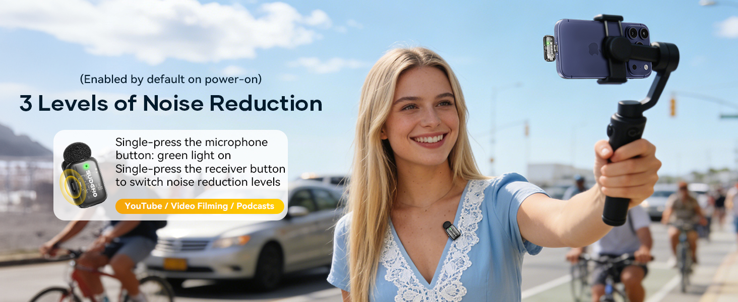 3 level of noise reduction