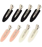 8Pcs No Bend No Crease Hair Clips- Styling Duck Bill Clips Alligator Hair Barrettes for Styling S...