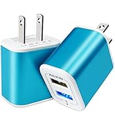 USB Plug in Wall Charger, Charging Block, 2Pack AILKIN 2.1A Fast Charge Dual Port Power Adapter C...