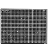 Elan Cutting Mat A2 Black/Taupe, Self Healing Cutting Mat 60x45 CM, 5-Ply Craft Mat, Craft Cuttin...