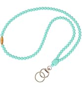 Ornaland Teacher Lanyard Silicone Beaded Lanyards for ID Badges for Keys for Nurse Student Women ...