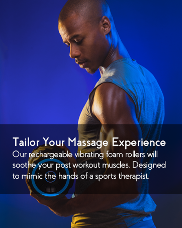 zyllion zma-22 foam roller tailor your massage designed to mimic the hands of a sports specialist