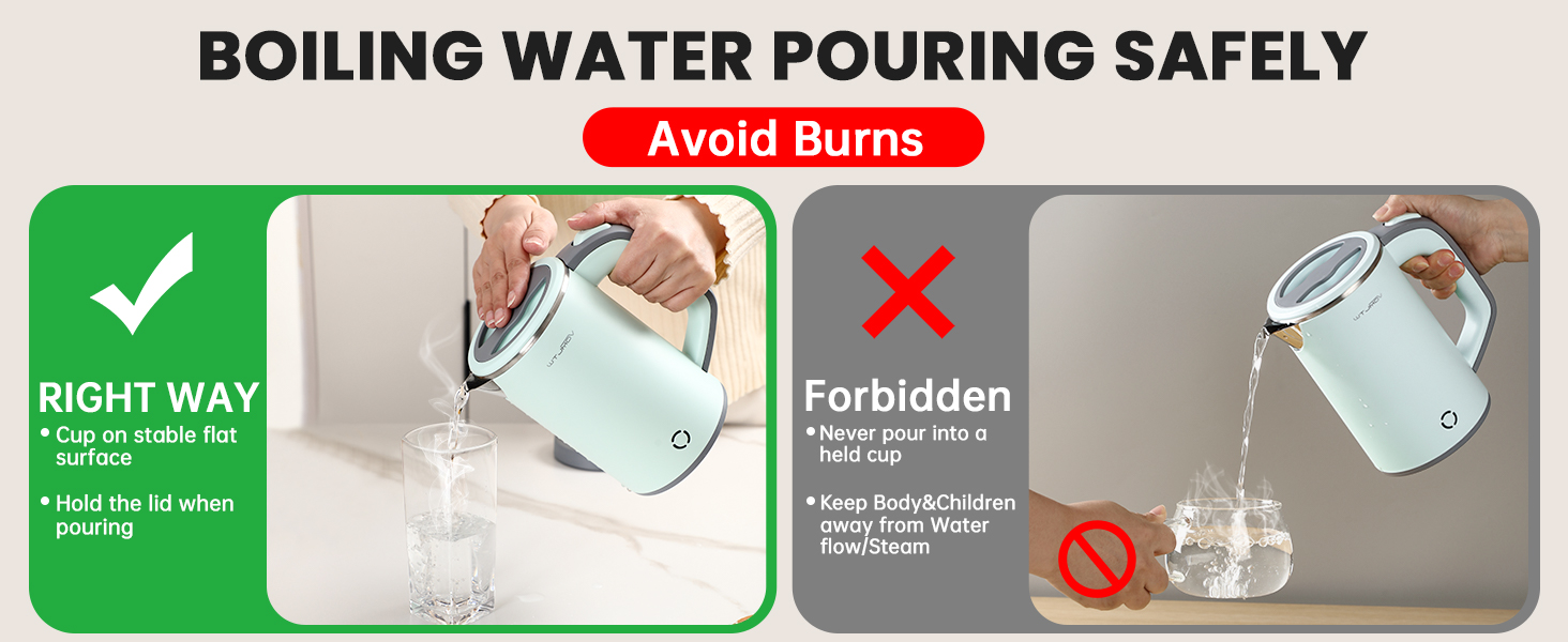 0.8L Green V01 Electric Kettle