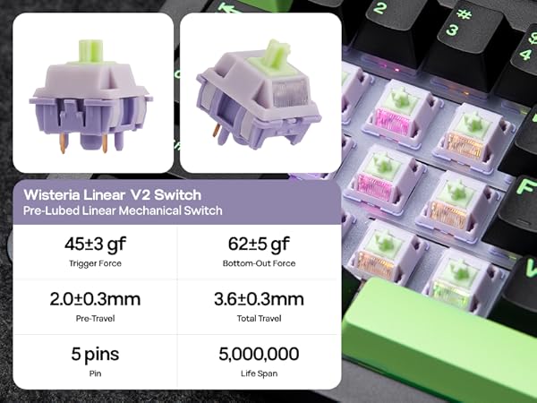 Galaxy68 Wireless Mechanical Keyboard in Aluminum with QMK/VIA Support