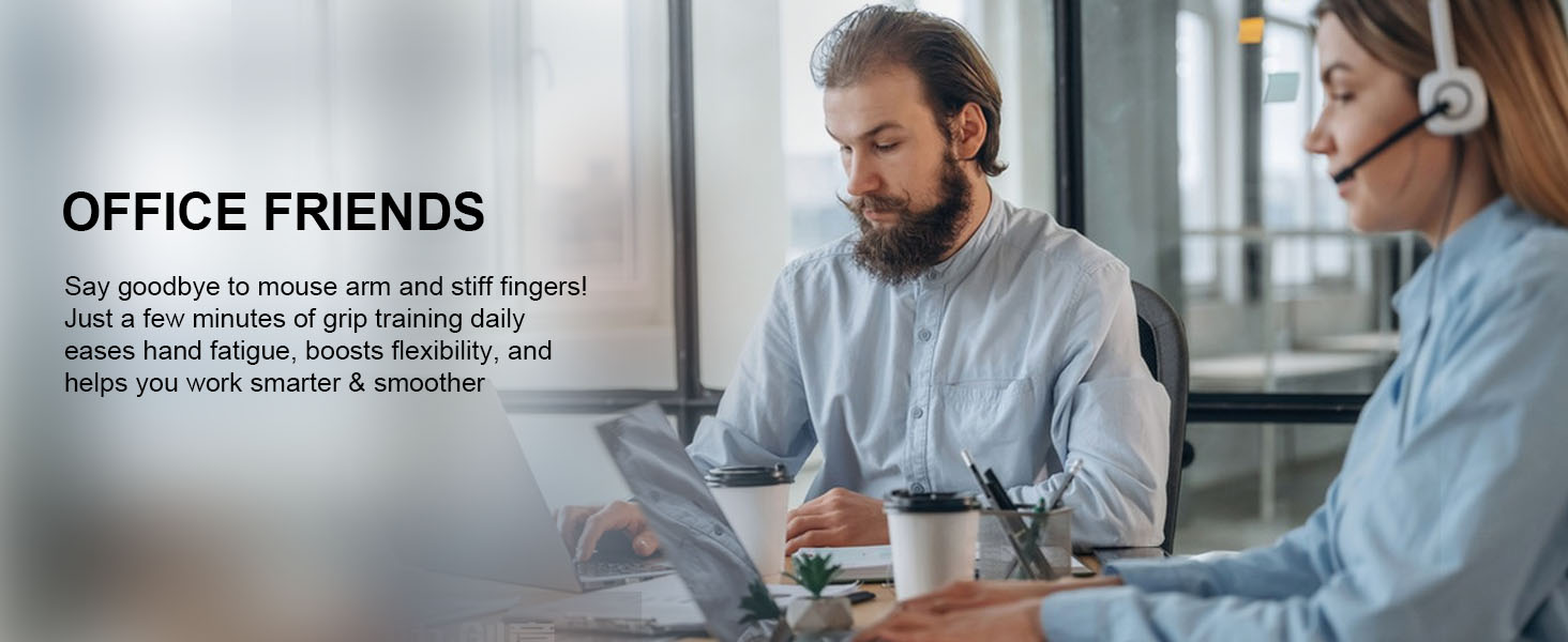 Grip Strength Trainer Kit, Hand Gripper Strengthener