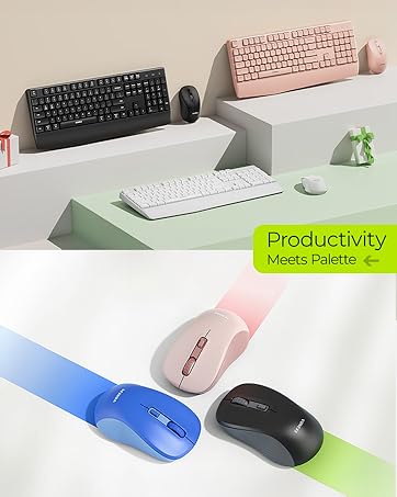 Wireless Bluetooth Keyboard and Mouse