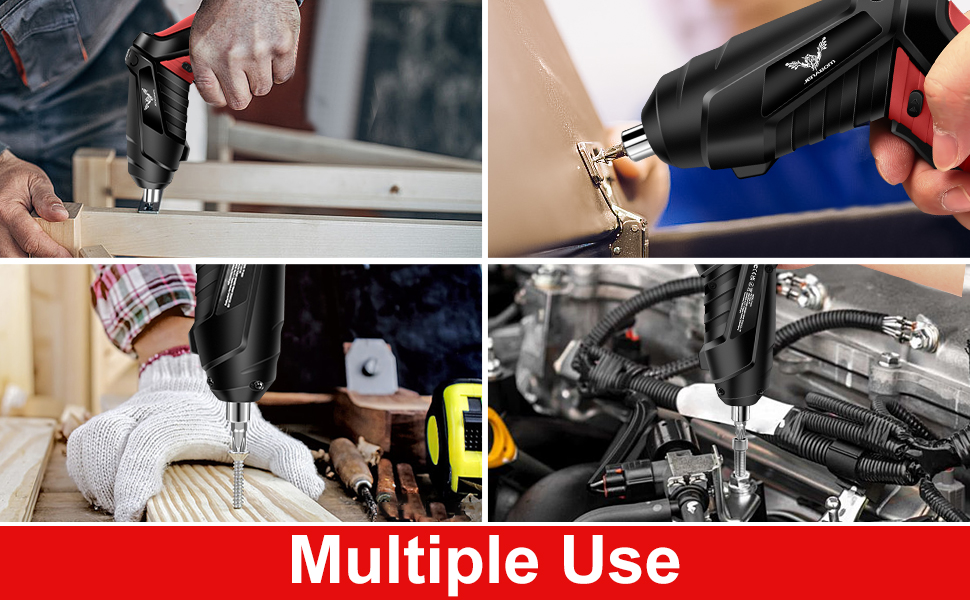 Small Cordless Power Screwdriver repair home DIY tool