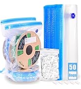 OVV3D 3D Printer Filament Storage Bags Vacuum Kit, 50 Bags