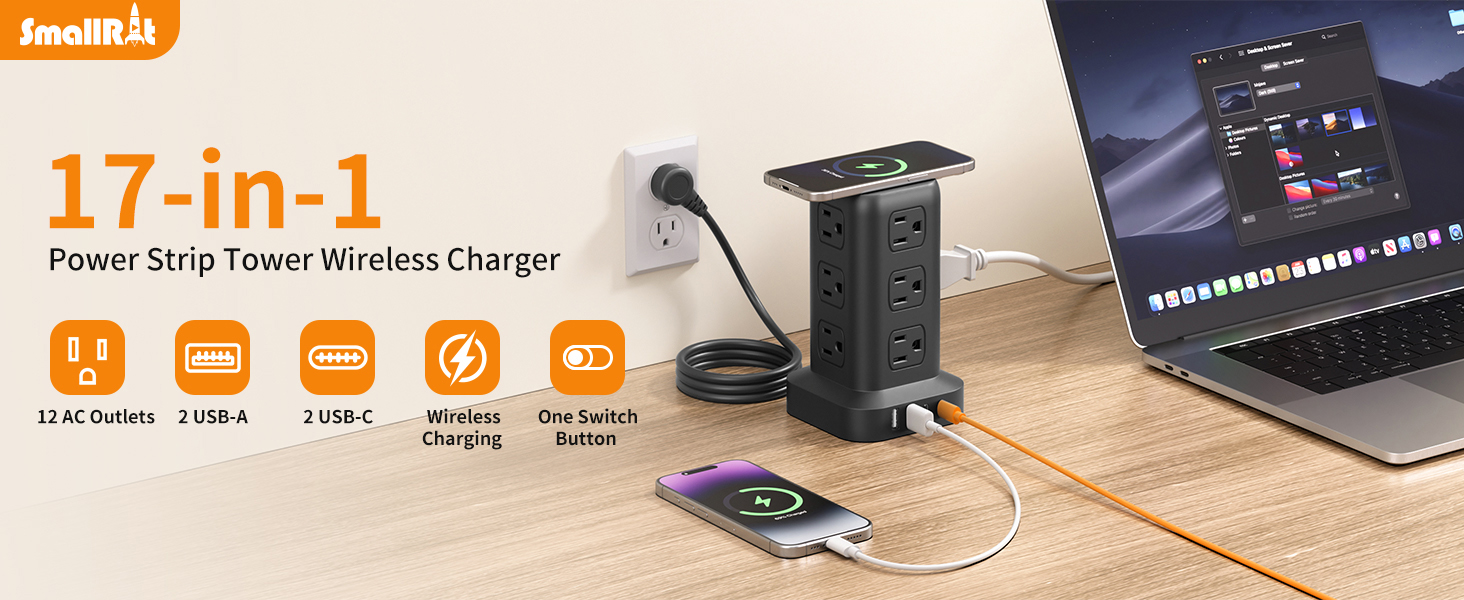 Wireless Charging Power Tower