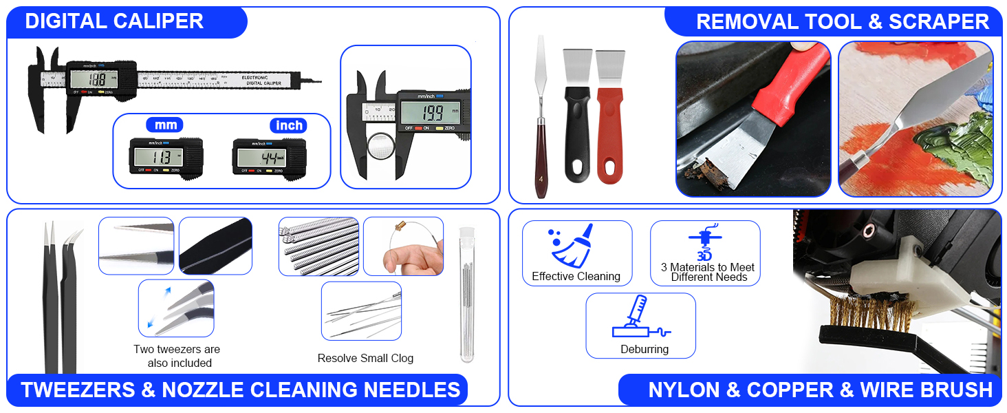 112 PCS 3D Printing Tool Kit