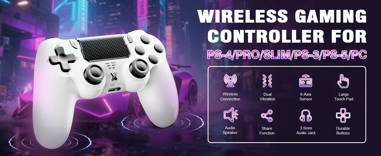 Wireless Controller for PS-4