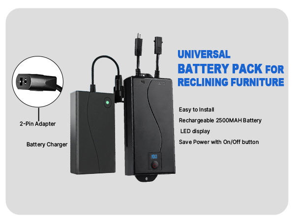 battery packs for reclining furniture
