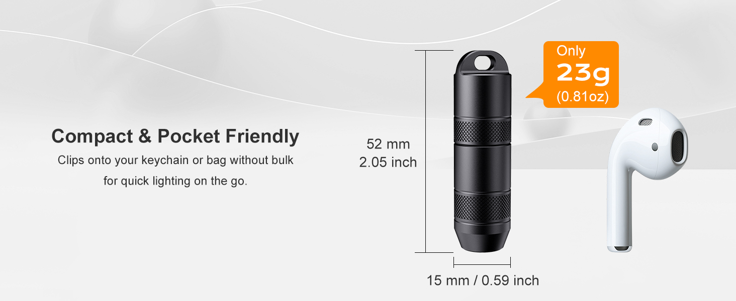 mini rechargeable flashlight