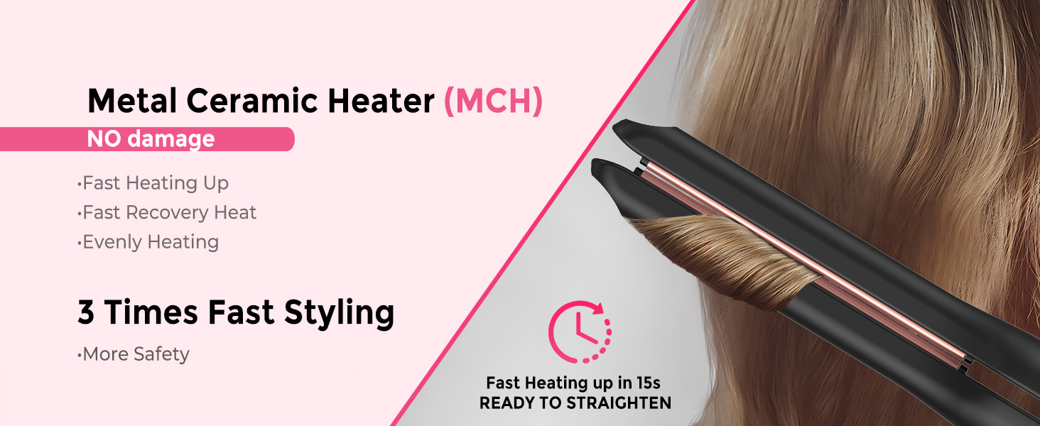 no damage to hair mch heater