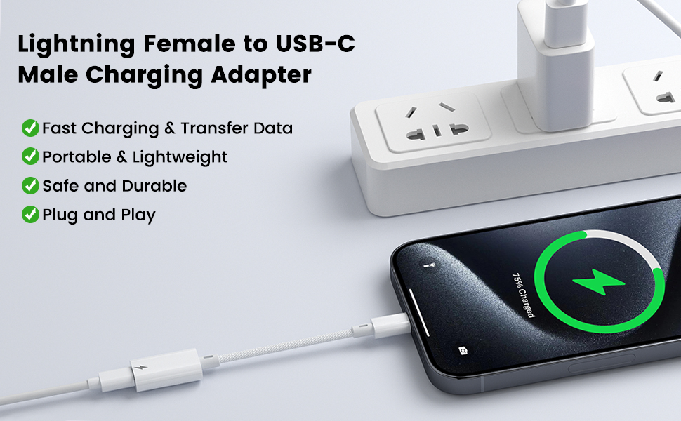 usb c to lightning charger adapter