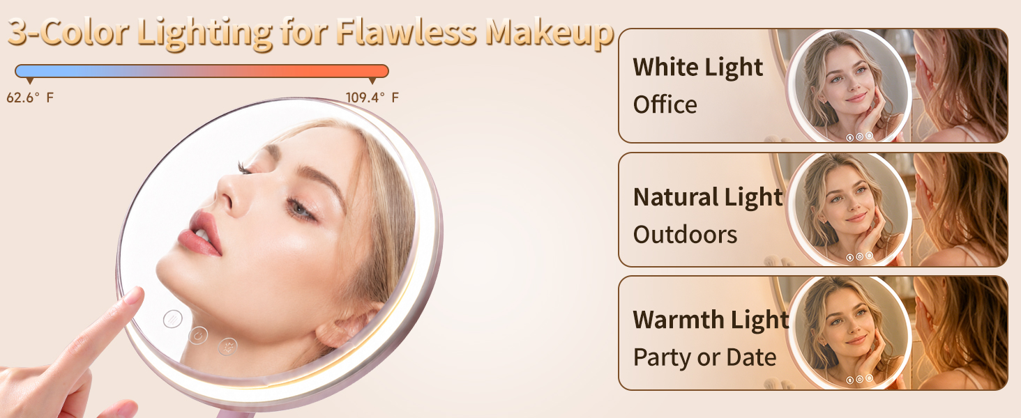 led mirror for desk light mirror makeup personal makeup mirrors