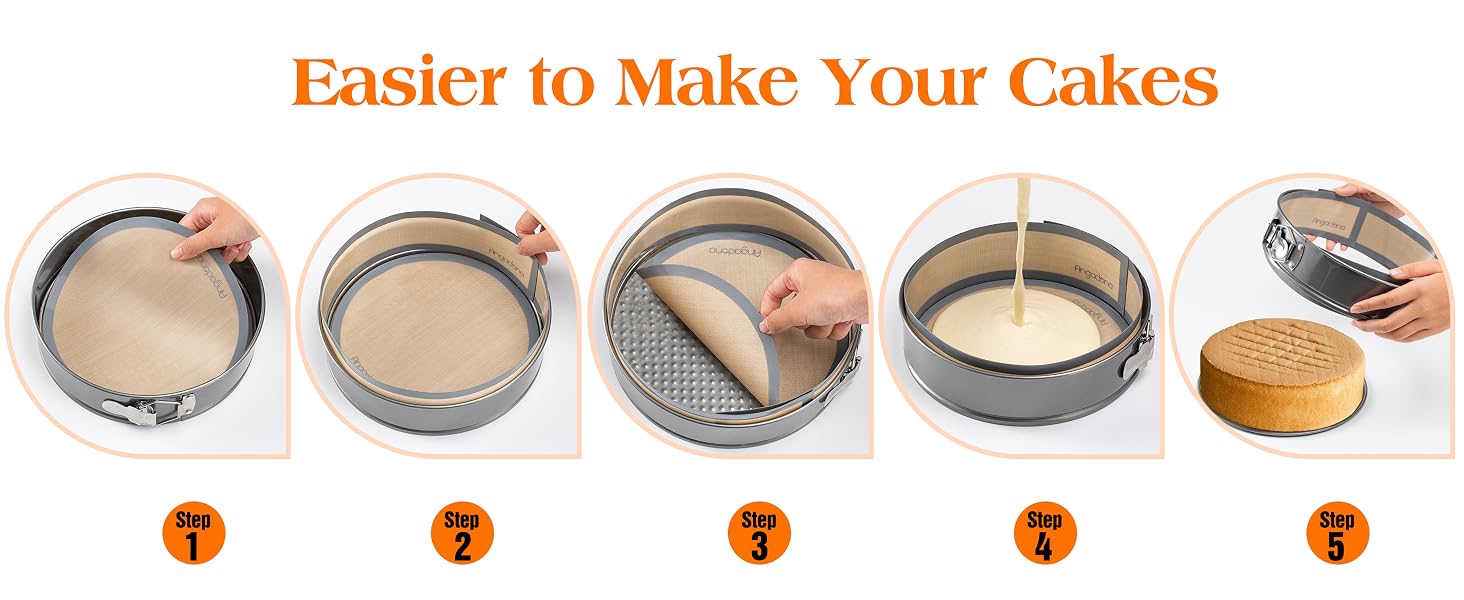 Silicone Liners for cake Pan