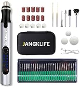 JANGKLIFE Electric Engraving Pen, 3-Speed Mini Cordless Rotary Tool Kit with 54 Accessories - USB...