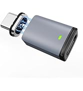 Tciogrxp USB C Magnetic Adapter 100W, 1PCS Magnetic USB C Adapter 11 Pins with PD Fast Charging f...