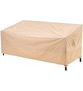 WJ-X3 3-Seater Outdoor Sofa Cover, Heavy Duty Patio Sofa Cover, Outdoor Couch Cover Waterproof, H...