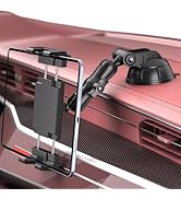 PLDHPRO Tablet Holder for Car Dashboard &amp; Windshield, Universal iPad Car Mount Suction Cup Stand ...