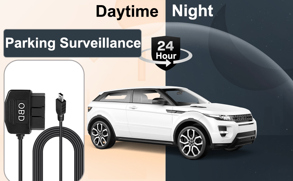 OBD Power Cable for Dash Cam Mini USB