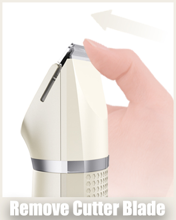 how to remove the cutter blade of unibono women trimmer