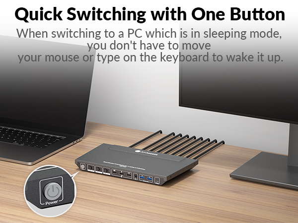 KVM Switch docking station 2 monitors