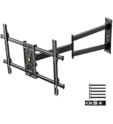 FORGING MOUNT Long Arm Corner TV Wall Mount for 32-75 inch TVs,Single Stud Full Motion Articulati...