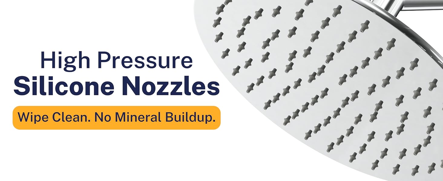 High Pressure - 8-Inch Rain Shower Head