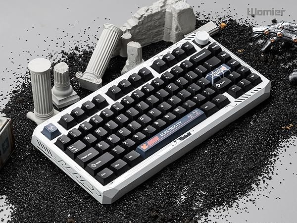 75% Wireless Keyboard with Knob Full Aluminum, VIA/QMK Custom Mechanical Keyboard