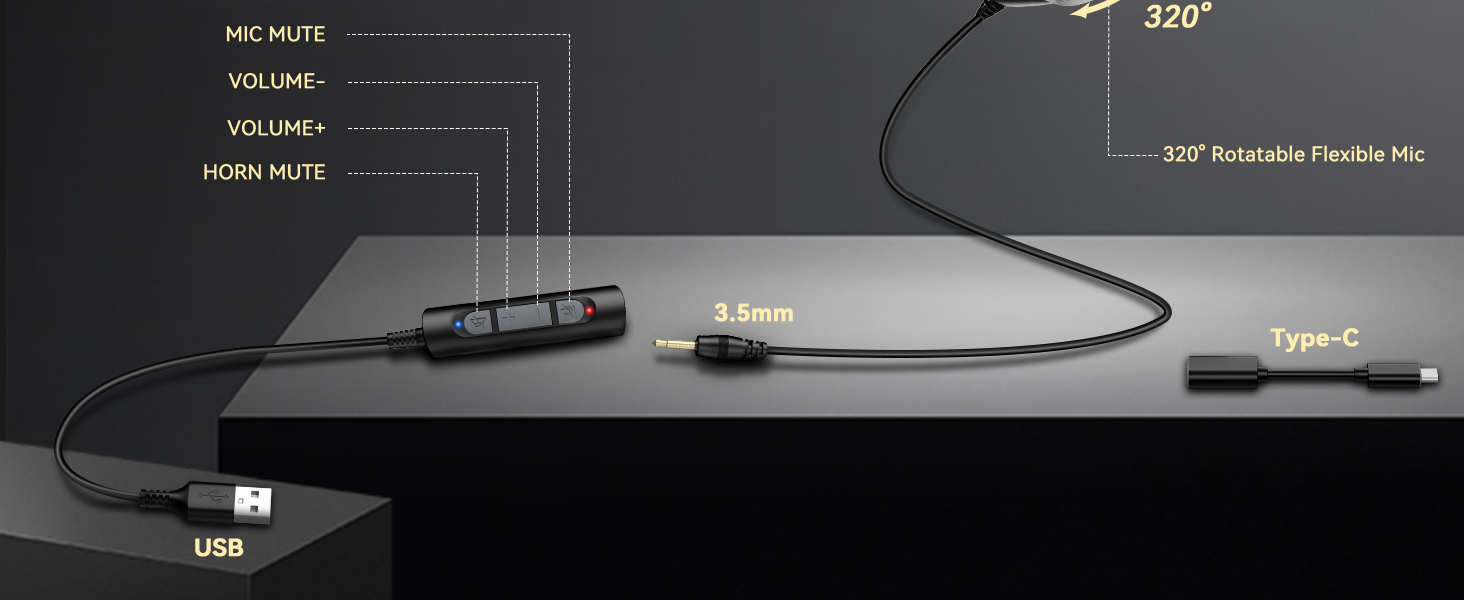 usb headset with microphone, headphones with mic, headset with microphone for pc, pc headphones