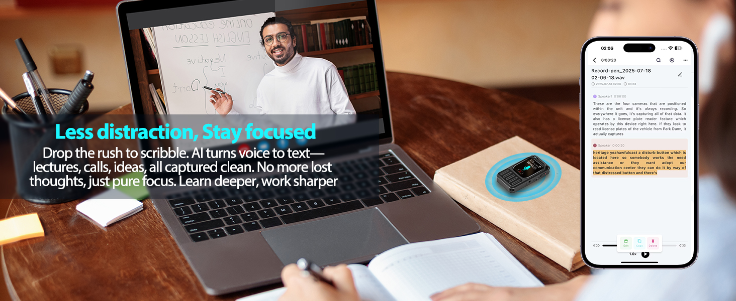 voice recorder ai note
