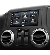 Stinger Wrangler JK (2007-17) 6.8" Stereo Replacement HD Touchscreen Double Din Radio, Certified ...