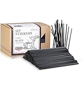 1000 Plastic Coffee Stirrers, 5-Inch Cocktail Straws and Stir Sticks for Coffee Bar and Restauran...
