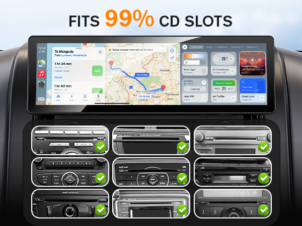 cd carplay screen holder