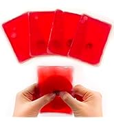 Reusable Click Instant Heat Packs, Pocket Hand Warmers, Snap It Hot/Cold Gel Heating Pad for Adul...