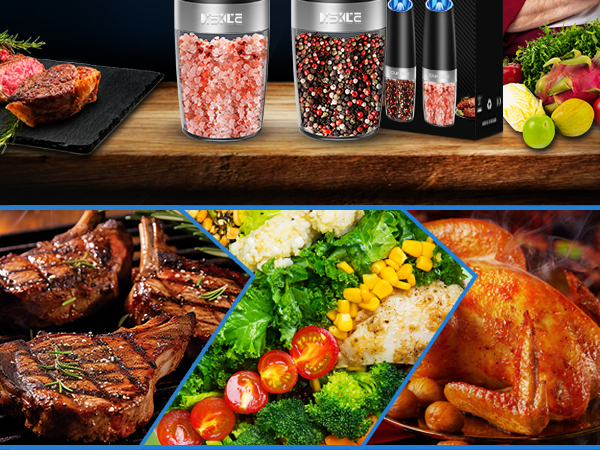 Electric Pepper and Salt Grinder