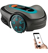 GARDENA 15201-20 SILENO Minimo - Automatic Robotic Lawn Mower, with Bluetooth app and Boundary Wi...