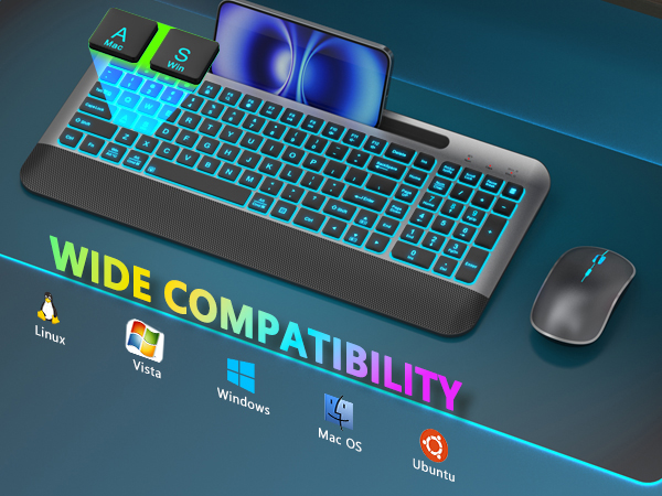 Dual-system wireless keyboard