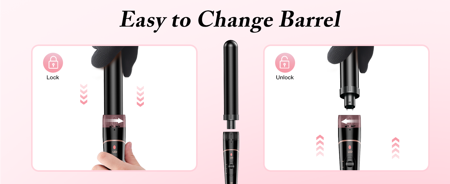 curling wand for short hair