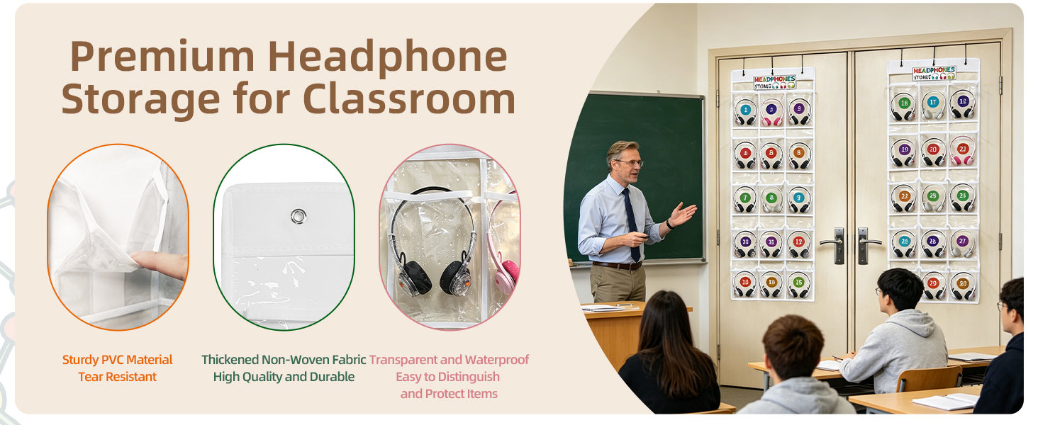 Premium Headphone Storage for Classroom