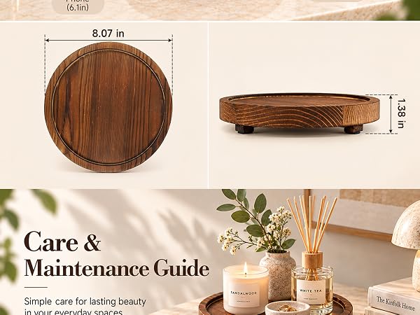 Farmhouse Bathroom Counter Tray 