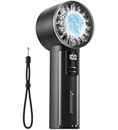 AMACOOL Handheld Fan with Ice Cooler, Mini Portable Fan Rechargeable, 18Hrs Cooling, 0-100 Adjust...